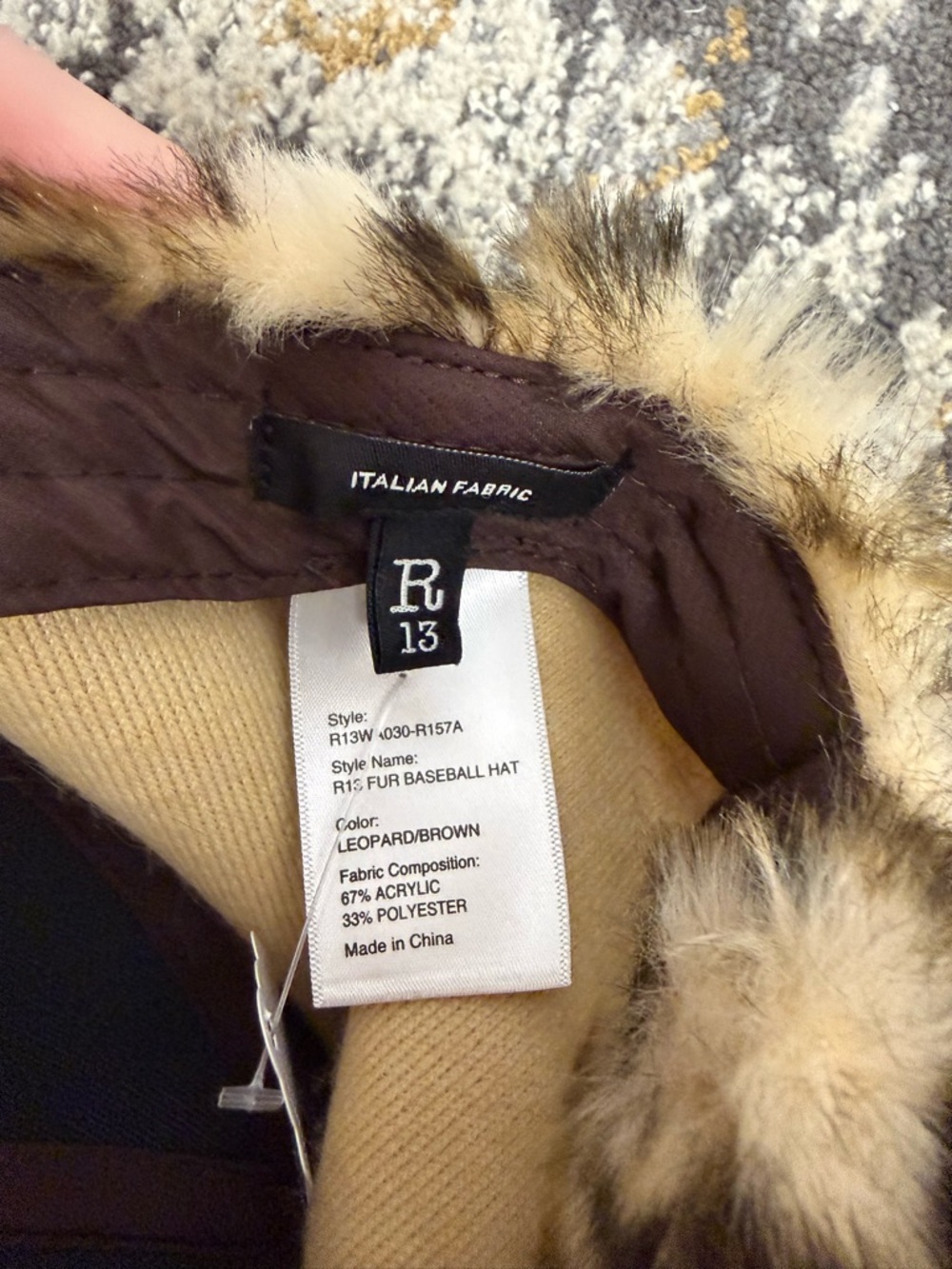 R 13 Cheetah Hat - Picture 2 of 4